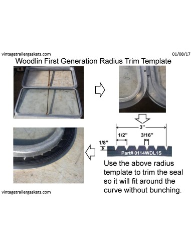 Woodlin Seal for First Generation Vintage Woodlin Windows